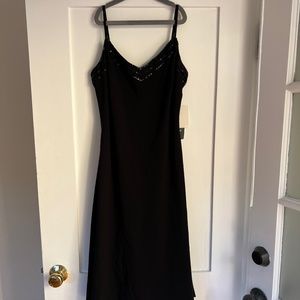 Ralph Lauren beaded black cocktail dress size 6 - nwt